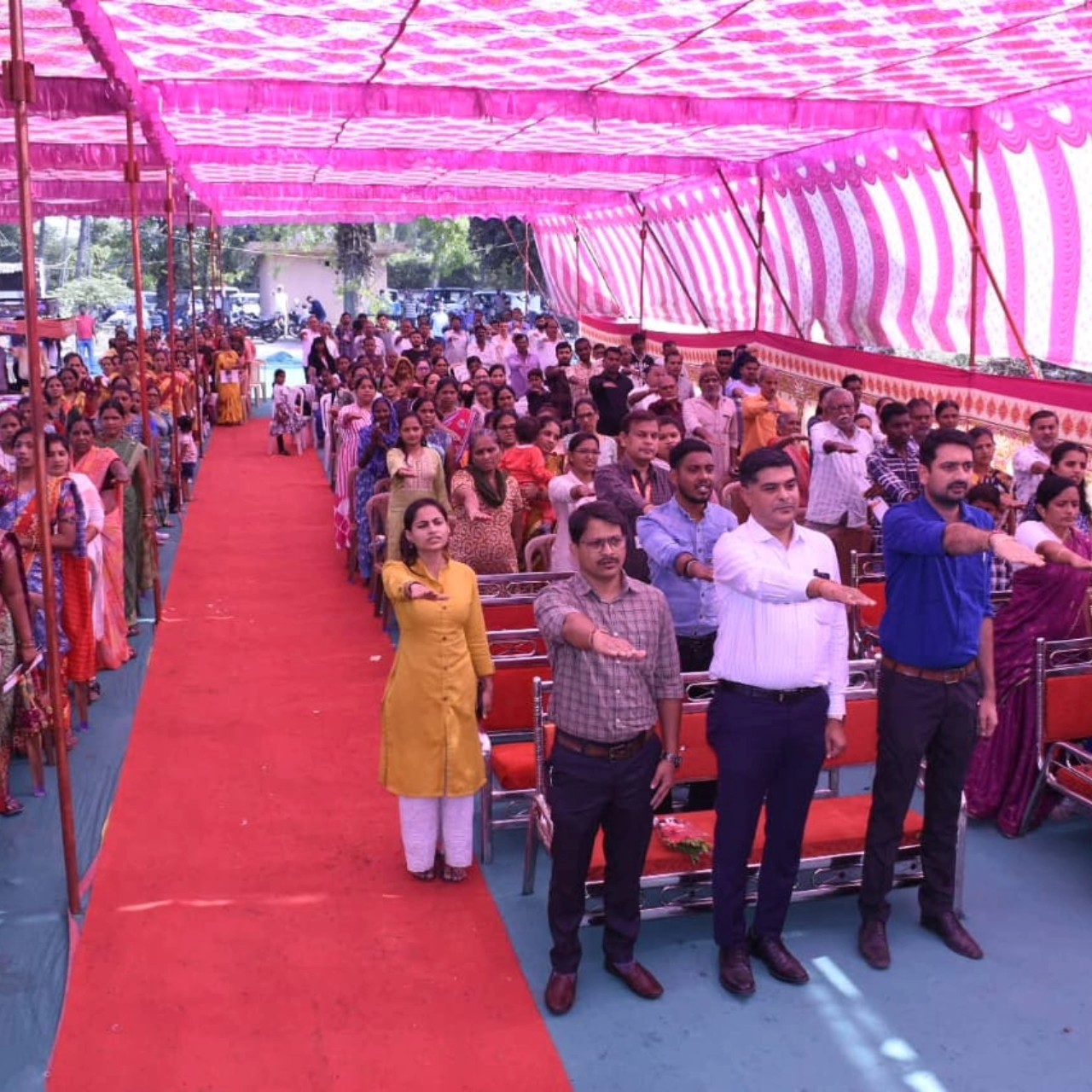 આજ રોજ અમારા કરાળા ગામ ખાતે વિકસિત ભારત સંકલ્પ યાત્રાનું સ્વાગત કરવામાં આવ્યું